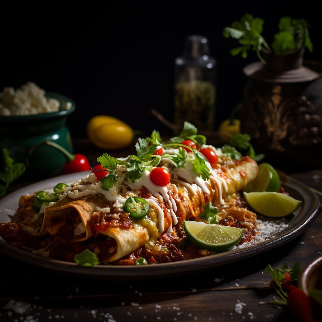 A plate of best enchiladas in las vegas served with rice and beans at La Neta