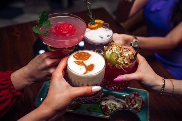 downtown summerlin birthday celebration cocktails